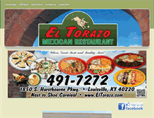 Tablet Screenshot of eltorazo.com